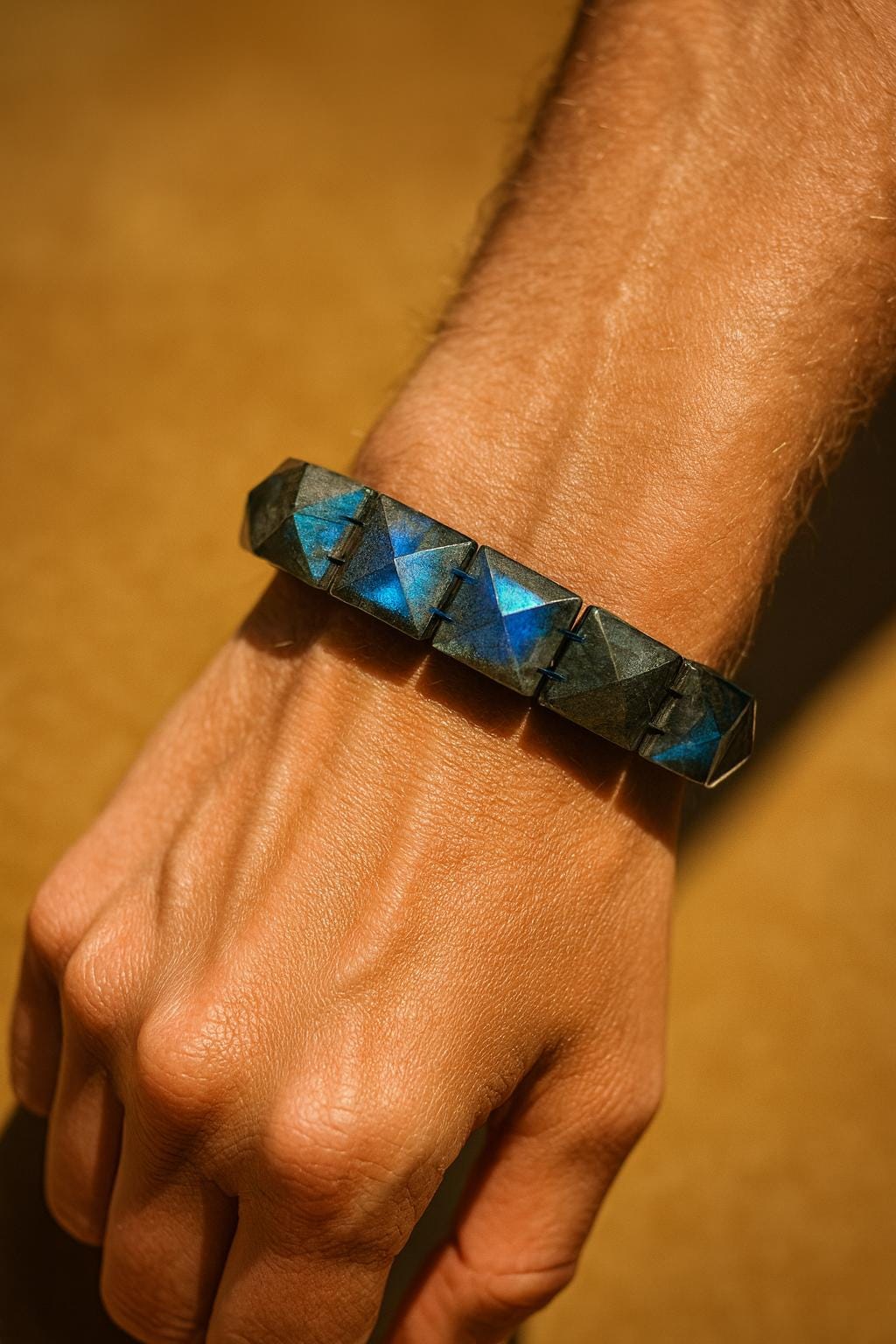 Blue Flash Labradorite Bracelet – Labradoriet Armband – Intuïtie, Bescherming & Mystieke Energie