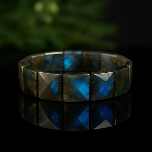 Blue Flash Labradorite Bracelet – Labradoriet Armband – Intuïtie, Bescherming & Mystieke Energie