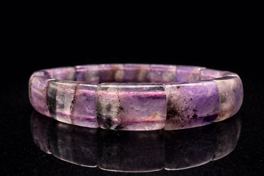 Auralite 23 Bracelet 10x15mm | Handgemaakte Edelstenen Armband | Rare Crystal Jewelry | Spiritual Healing Bracelet